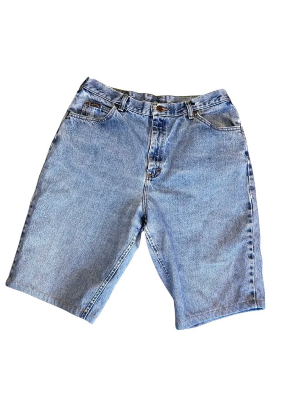 Retro 90s Denim Mom Shorts Jorts Brooklyn Unlimited Size Large 31" Waist